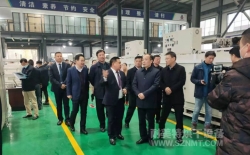 湖南省常德市市委書記、市長等領導蒞臨湖南省耐美特智能烘干工業設備有限公司視察指導工作